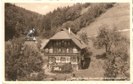 CPSM 9X14 . ALLEMAGNE . WIESBADEN . Café U. Pension MOOSECK . Nordrach - Moosbachtal - Heidelberg