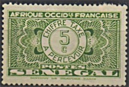 SENEGAL 1935 Timbre Taxe Y&T 22 N* - Impuestos