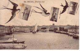 34 Méze -  Le Port -- Avec Peniches Et Voiliers - - Mèze