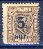 ##C2442. Iceland 1921. Michel 105. MH(*) - Unused Stamps
