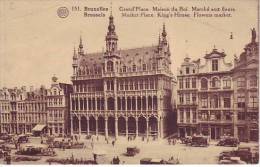 D7 3012 - BELGIQUE - BRUXELLES - Grand´ Place - Maison Du Roi - Marché Aux Fleurs - Albert - Markten