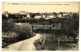 VERNEUIL - N° 15 - CHEMIN DU MOULIN A VENT ET VUE SUR LE HAMEAU - PAYSAGE - Verneuil Sur Seine