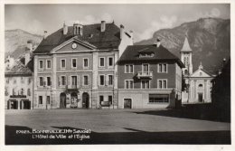 L´hotel De Ville Et L´église En 1953 - Bonneville