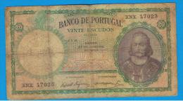 PORTUGAL -  20 Escudos 1959 Muy Circulado  P-153 - Portogallo