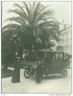 Photo Ancienne De Nice - Devant Un Grand-Hôtel - à Localiser ? - Transport (road) - Car, Bus, Tramway