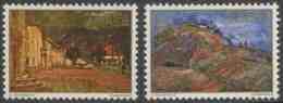Jugoslavija Yugoslavia 1977 Mi 1684 /5 YT 1573 /4 ** "Kotor Bay"  + "Zagorje In November" - Landscape Paintings - Unused Stamps
