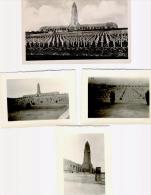 CP De Verdun + 3 Photos - Douaumont En 1951 - Soldatenfriedhöfen