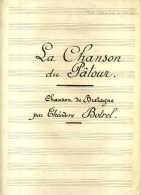 - PARTITION DE CHANSON . LA CHANSON DU PASTOUR . T. BOTREL . - Volksmusik