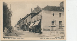 AILLANT SUR THOLON - Route De Joigny Et L'Hôtel Du Commerce - Aillant Sur Tholon