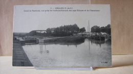 D 62 - N° 5 - ARQUES ( P. De C.) - Canal De Neufossé , Vue Prise De L'embrachement Des Sept Ecluses Et De L'ascenseur . - Arques