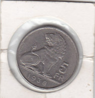 5 Francs Nickel Léopold III 1938 FR/FL Couronne Pos B - 5 Francs