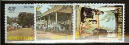 POLYNESIE  N° 233 à 235**    TAHITI D´autrefois - Unused Stamps