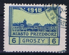 Poland Local Issues 1917 Przedbórz, Mi 5 Type 2, Signed Used Perfo 11,5 - Used Stamps