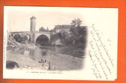1 Cpa ORTHEZ   Le  Pont  Vieux - Orthez