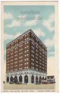 USA~DAYTON OH ~HOTEL VAN CLEVE BUILDING~ C1940s TOWN VIEW ~OHIO Vintage Postcard [4241] - Dayton