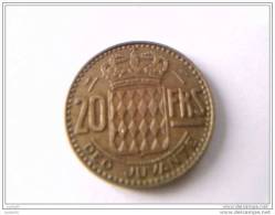MONACO - 20 Francs 1951 - RAINIER III - - 1949-1956 Old Francs