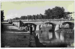 40 - TARTAS - Le Pont Et Les Quais - Pêcheurs à La Ligne - CPSM - Tartas