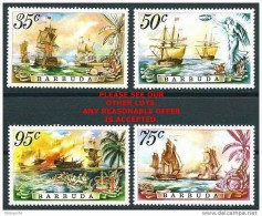 BARBUDA 1975 Sailing Ships SC.#209-12 MNH (D0145) - Barbuda (...-1981)