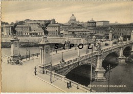 Ponte Vittorio Emanuele II Non Voyagé Dentelée 1950 Env TBE - Ponts