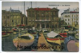 - MARSEILLE - La Mairie - Barques De Pêche, Pointus, Peu Courante, Belles Couleurs, Non écrite, TBE, Scans. - Sonstige Sehenswürdigkeiten