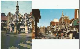 SALISBURY Wiltshire Butter Cross Or Poultry Cross Silver Street Minster Street Butcher Row 2 Cards - Salisbury