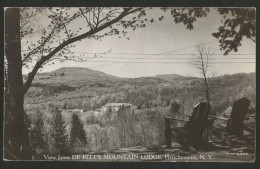 FLEISCHMANNS View From DE PITT'S MOUNTAIN LODGE New York Catskills Delaware Middletown 1952 - Catskills