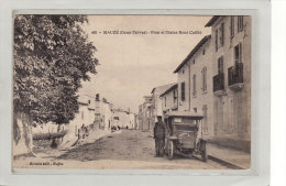 MAUZE-SUR-LE-MIGNON (38) / Pont Et Statue De René Caillé / Petite Animation - Mauze Sur Le Mignon