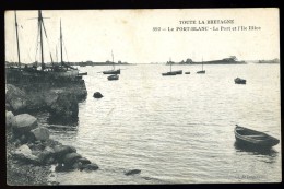 Cpa Du 22  Port Blanc  , Le Port Et L' Ile Illiec  ....  Penvénan MABT02 - Penvénan