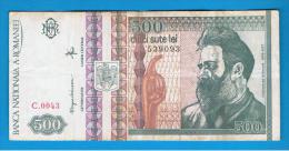 RUMANIA  -  500 Lei 1992 Circulado  P-101 - Romania