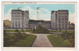 General Hospital Winnipeg Manitoba Canada 1928 Postcard - Winnipeg