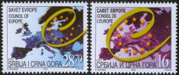 SERBIA And MONTENEGRO 2003 Council Of Europe Set MNH - Nuevos