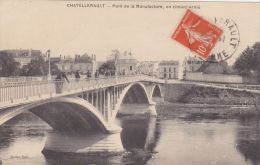 Cp , 86 , CHATELLERAULT , Pont De La Manufacture En Ciment Armé - Chatellerault