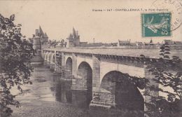 Cp , 86 , CHATELLERAULT , Le Pont Henri-IV - Chatellerault