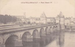 Cp , 86 , CHATELLERAULT , Pont Henri-IV - Chatellerault