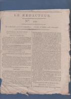 LE REDACTEUR 23 07 1796 - DIRECTOIRE - POSTES PORT JOURNAUX - AVRANCHES - FINANCES - - Journaux Anciens - Avant 1800