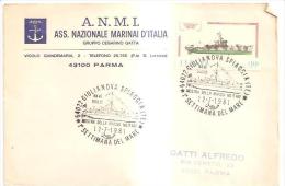 62439)  A.N.M.I  Ass. Nazionale Marinai D´Italia  12/7/81  Con Annullo Settimana Del Mare - Zonder Classificatie