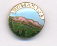 CLIMBING MOUNTAINEERING CLUB ´´ROMANIA´´ FROM SARAJEVO, BOSNIA,  MEGA RARE PIN BADGE FROM 1930th - Alpinismo, Escalada