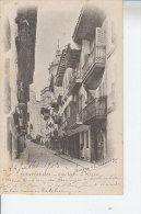 D18 543 - ESPAGNE - FUENTERRABIA - (1900) (animé) Calle Mayor - Álava (Vitoria)