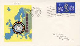 3 Speciale FDC's VK / 3 Special FDC's UK: Herm, Jethou, Lundy - 1961 - Zonder Classificatie
