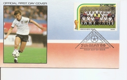 Coupe Du Monde Au Mexique -1986 ( FDC De Saint-Vincent à Voir) - 1986 – Mexico