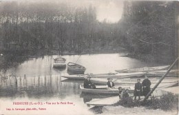 FRENEUSE VUE SUR LE PETIT BRAS BARQUE CANOT 78 - Freneuse