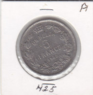 UN BELGA - 5 FRANCS Nickel Albert I 1932 FR Pos A - 5 Francs & 1 Belga
