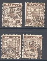 MALAYA/NEGRI SEMBILAN, Postmark Selection #3 - Malacca