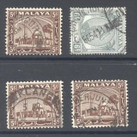 SELANGOR, Postmarks KWALA SELANGOR, PORT SWETTENHAM, SENTUL, BERJUNTAI - Selangor