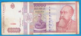 RUMANIA  - 10.000 Lei   1994 Circulado  P-105  Serie  D64 - Roemenië