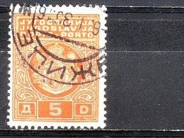 COAT OF ARMS-5 D-PORTO-POSTMARK-UŽICE-SERBIA-YUGOSLAVIA-1931 - Segnatasse