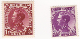 OBP Nrs 391** & 393** - 1934-1935 Leopoldo III