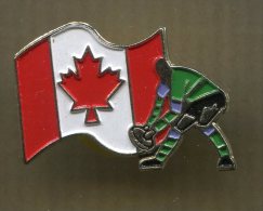 Pin´s Pins - Rugby CANADA Drapeau Feuille D'érable - Rugby