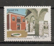 BRASIL - 1994 - Couvent De Merces  -  Yvert # 2154 - ** MINT NH - Oblitérés