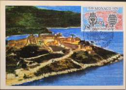 CARTE POSTALE 1er JOUR D'EMISSION De - MONACO ANNEE 1979 - Très Bon état - Cartoline Maximum